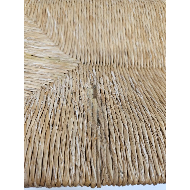 Danish Modern Rush Seat Footstool For Sale - Image 14 of 14