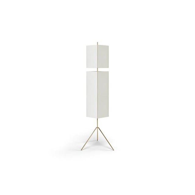 Not Yet Made - Made To Order 3T09 Bronze Structure and Ivory Fabric Floor Lamp by Neri & Hu for Cassina For Sale - Image 5 of 6