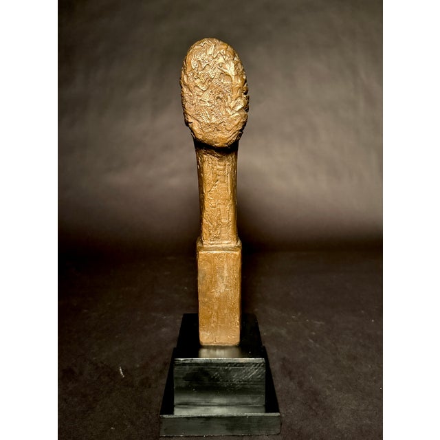 Mid 20th Century Austin Productions "Tête De Femme" Sculpture, 1964, After Modigliani For Sale - Image 5 of 7