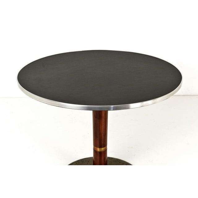 Diner table designer: unknown year: around 1950 manufacturer: unknown country: u.s.a. Measurements: h 73 cm w 100 cm d 100...