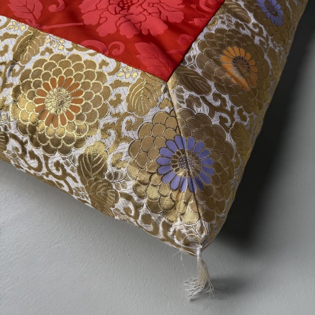 Haishiki / Terayō Zabuton Ceremonial Temple Floor Cushion, 1980s For Sale - Image 16 of 18