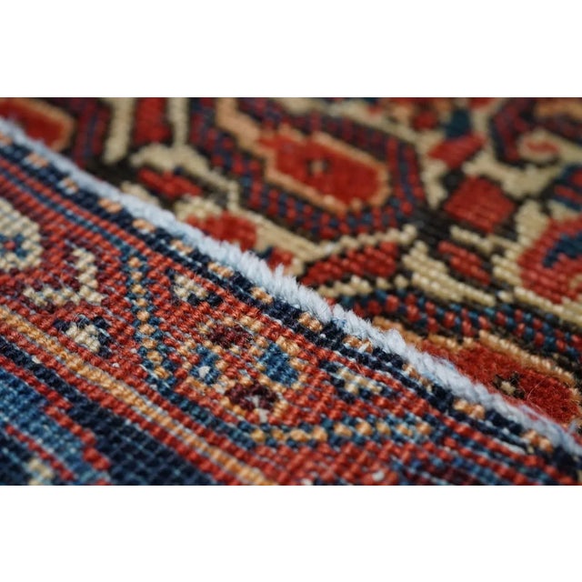 Traditional Antique Farahan Sarouk Rug 4'4'' X 6'7'' For Sale - Image 3 of 11