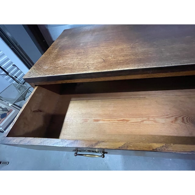 Chippendale Antique 19th Century George III / Chippendale Oak Chest of Drawers For Sale - Image 3 of 6