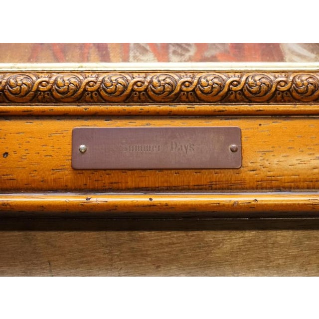 Robert Stubner, Summer Days, Paper, Framed For Sale - Image 9 of 11