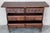 Brown 20th Century Catalan Spanish Antic Pine Console Sofa Table, Three Drawers For Sale - Image 8 of 11
