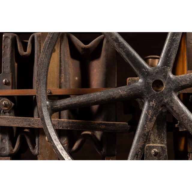Wood Early 20th Century Orchestrion Bellows Pump Assembly by Link For Sale - Image 7 of 11