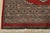 Red Bokhara Jaldar Rug 3’1” X 4’8” Red Wool Tribal Hand-Knotted Oriental Carpet For Sale - Image 8 of 11