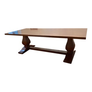 Restoration Hardware Trestle Table for Dining Room For Sale
