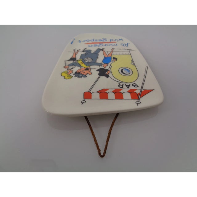 White Ceramic Mural by W.Goebel, Germany, 1961 For Sale - Image 8 of 18