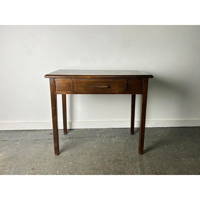 Mid-Century Abbess Desk in Oak, 1950s For Sale - Image 4 of 8
