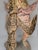 Figurative Extremely Rare Antique Thai Temple Guardian: Perfect Palette, Sacred Symbolism, 24.5" Hand-Caved Statue For Sale - Image 3 of 6