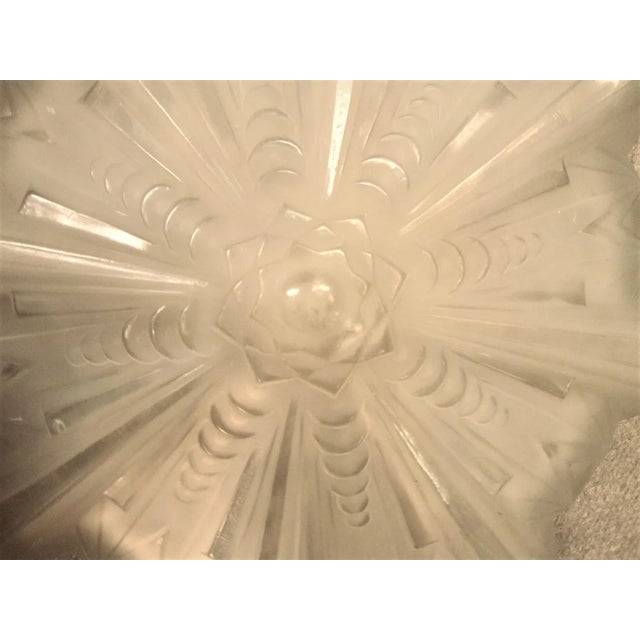 Mid 20th Century French Art Deco Chandelier Signed Muller Freres Luneville For Sale - Image 5 of 12