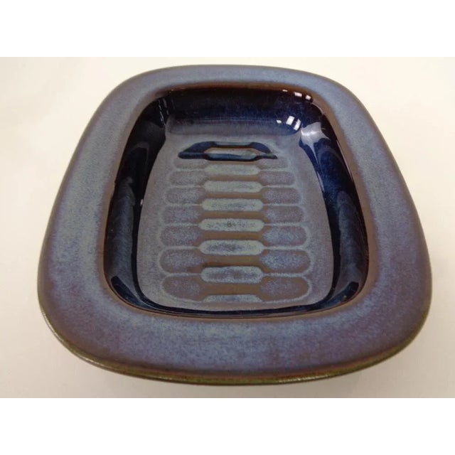 Black Danish Studio 3334 Ceramic Bowl by Einar Johansen for Soholm Stentoj, 1960s For Sale - Image 8 of 11