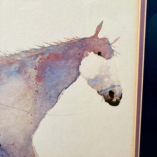 Wood Carol Grigg Native American Watercolor Lithographs, 1980s - A Pair For Sale - Image 7 of 12