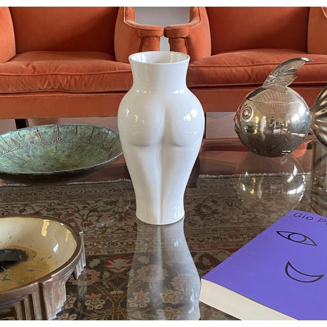 Vintage Ceramic Woman Vase, 1980s For Sale - Image 6 of 18