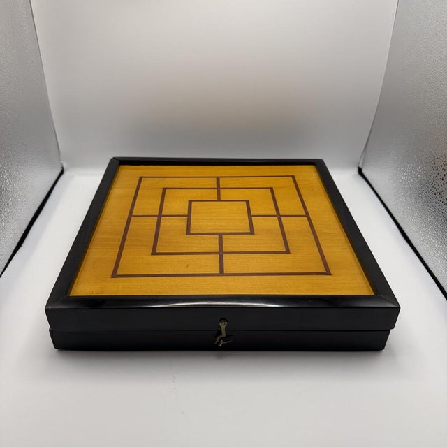 Bauhaus Bauhaus Games Box for Chess, Nine Mens Morris, and Backgammon, Germany, 1920s For Sale - Image 3 of 15