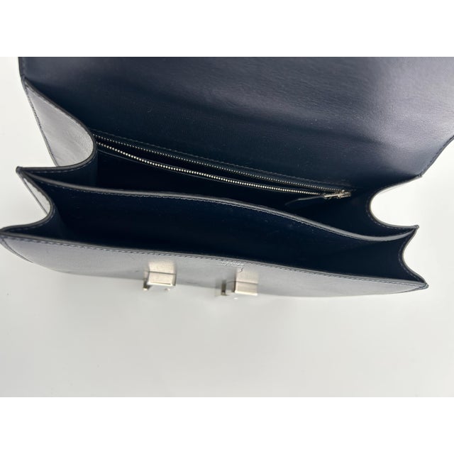 Animal Skin Blue Hermes Constance For Sale - Image 7 of 9