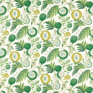Sanderson Jackfruit Fabric in Botanical Green