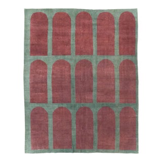 Galerie Shabab Collection Mid-20th Century Turkish Art Deco Style Carpet For Sale