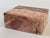 Hand carved and polished pink Italian marble jewelery box, with lid, made in Italy, c. 1960's. May be used in many ways,...