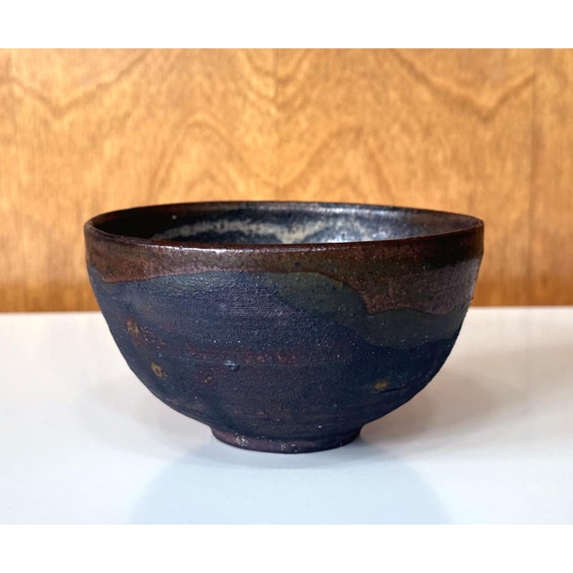 Glazed Ceramic Bowl Chawan Toshiko Takaezu For Sale - Image 11 of 16