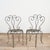 Vintage French Decorative Garden Chairs in Iron, 1950s, Set of 2 For Sale - Image 3 of 7