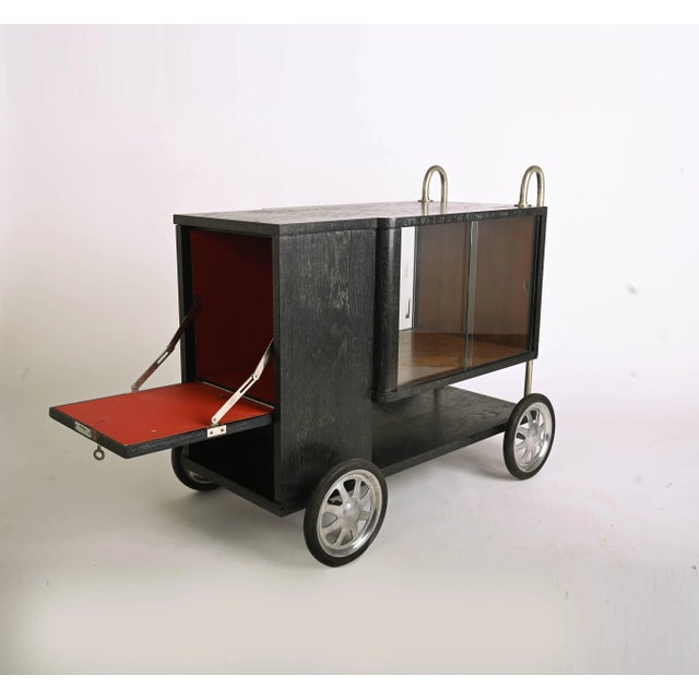 Vintage Art Deco Trolley Bar, 1930s For Sale - Image 10 of 10