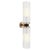 Magda IV Wall Lamp in Brass with Aluminum and Fluted Glass by Studio Marine Breynaert For Sale - Image 9 of 9