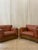 Animal Skin Italian Leather Club Chairs, 1960s, Set of 2 For Sale - Image 7 of 13