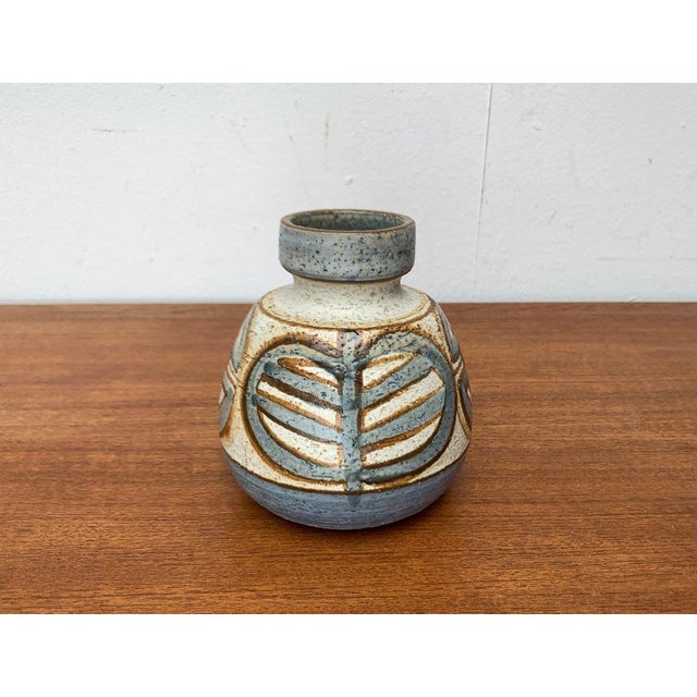 Mid-Century Danish Stoneware Vase from Søholm, 1960s For Sale - Image 11 of 17