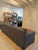 Modern Restoration Hardware Belgian Linen Track Sofa For Sale - Image 3 of 3