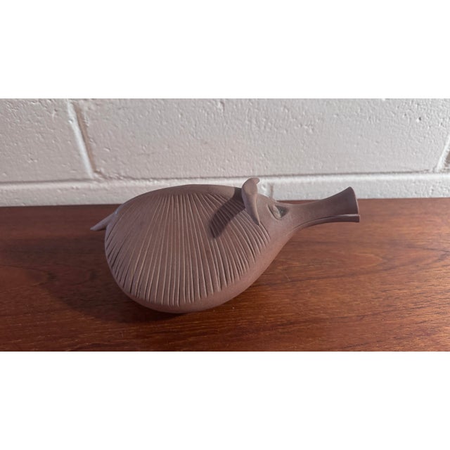 Robert Maxwell Robert Maxwell Beastie Critter MCM Ceramic 1960’s Signed Sculpture For Sale - Image 4 of 8