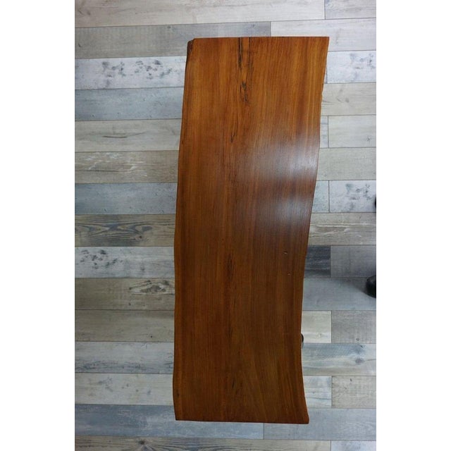 Wooden and Metal Coffee Table, 1950s For Sale - Image 4 of 8