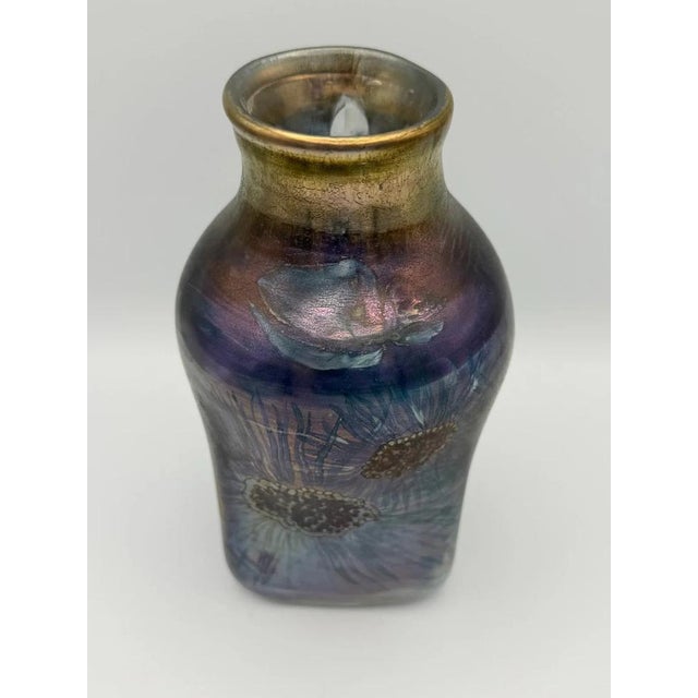 Large Hand-Blown Studio Glass Frauenau Vase from Eisch, 1984 For Sale - Image 6 of 10