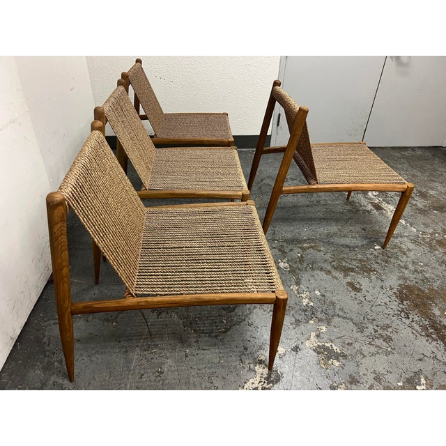 Contemporary New Brownstone Montauk Indoor/Outdoor Lounge Chairs, Set of Four For Sale - Image 3 of 12
