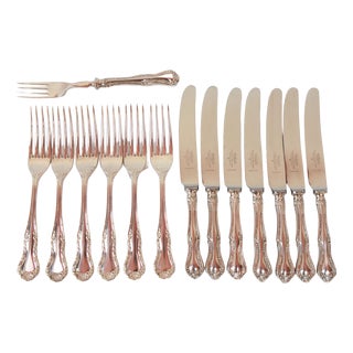 English Cutlery Set from Mappin & Webb, 1960s, Set of 14 For Sale