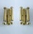 Gold Vintage Space Age Brass Sconces, 1970s, Set of 2 For Sale - Image 8 of 18