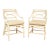 Pair of Vintage McGuire Armchairs, Circa 1980. Two Pairs Available For Sale