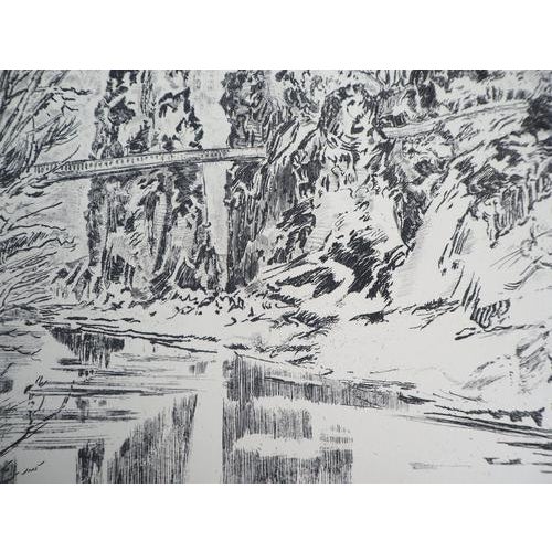Early 20th Century Laure Bruni, Belleville-Ménilmontant, 1937, Etching For Sale - Image 5 of 6