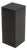 Modern Ebonized Wood Rectangular Pedestal For Sale