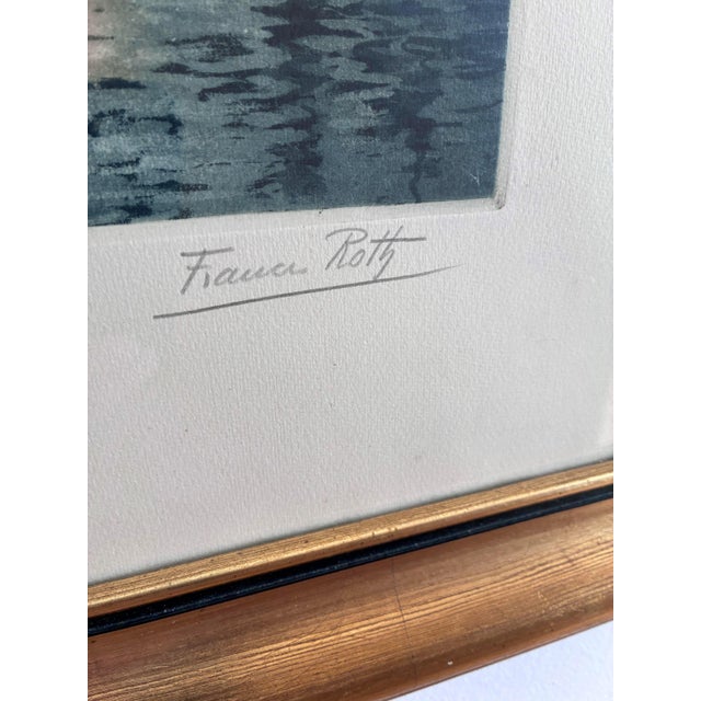 Rustic European Artist, Riverside Cottage Landscape, 1970s, Paper, Framed For Sale - Image 3 of 15