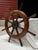 Nautical Antique English Ship’s Wheel Newly Varnished For Sale - Image 3 of 12