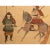 Pre-1940 Showa Era Japanese Print on Silk "Samurai" For Sale In Dallas - Image 6 of 12