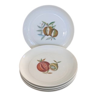 Bidasoa Spain Fruit Motif Salald or Dessert Plates - Set of 5 For Sale