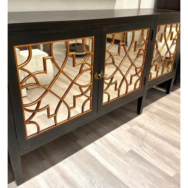 Hooker Furniture Large Long Modern Mirrored Sanctuary Console Table For Sale In Atlanta - Image 6 of 6