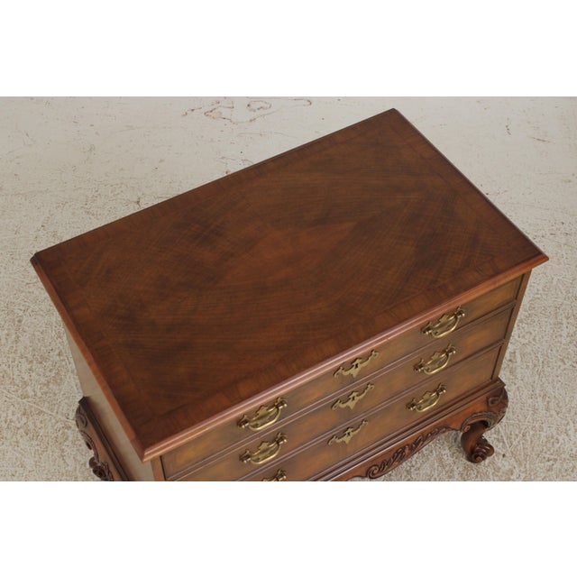 Baker Stately Homes George III Walnut Chest For Sale - Image 12 of 16