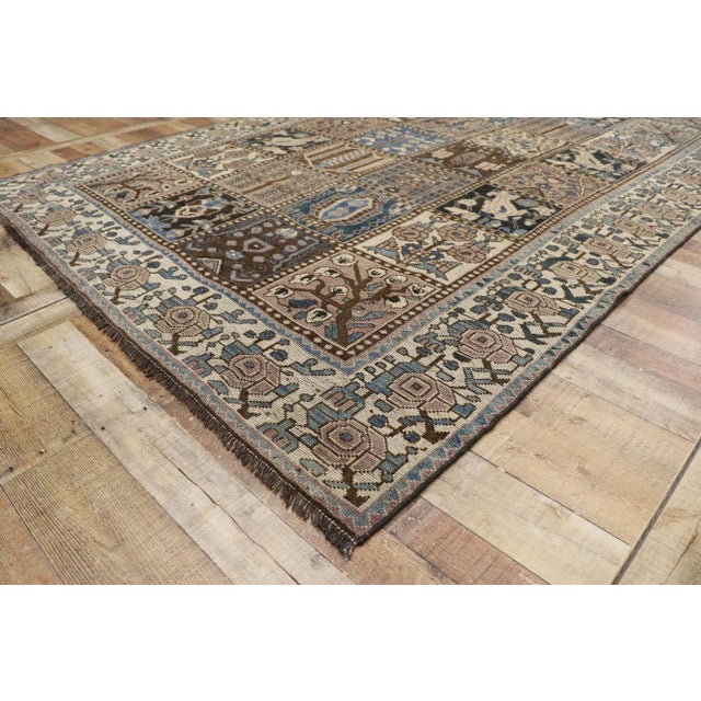 Antique Persian Shiraz Rug - 06'04 X 09'06 For Sale In Dallas - Image 6 of 10