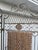 Vintage Wrought Iron & Woven Rattan Folding Room Divider Screen For Sale - Image 9 of 12