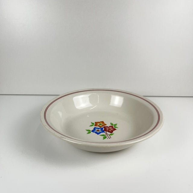 Round Plate with Rim from Moulins Des Loups, 1950s For Sale - Image 9 of 9