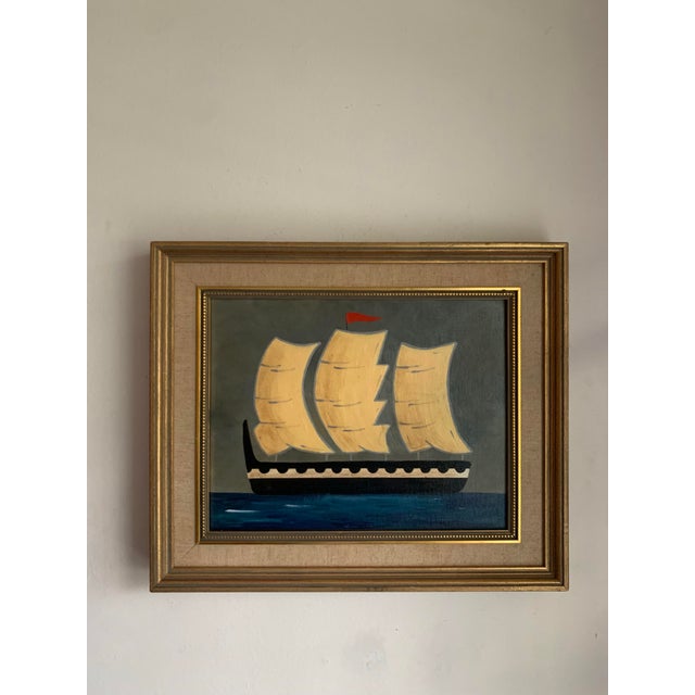 Contemporary Impressionist Style Seascape Painting on Canvas, Framed For Sale - Image 6 of 7